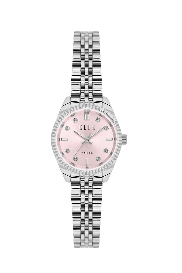 ELLE 26 mm Kadın Metal Yuvarlak Kol Saati 